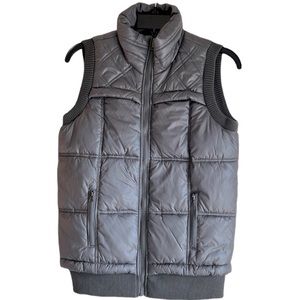 Finish Line Athletics 365 Grey Zipper Puffer Vest Small